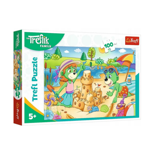 Puzzle 100el Dzień Treflików Trefl 16470